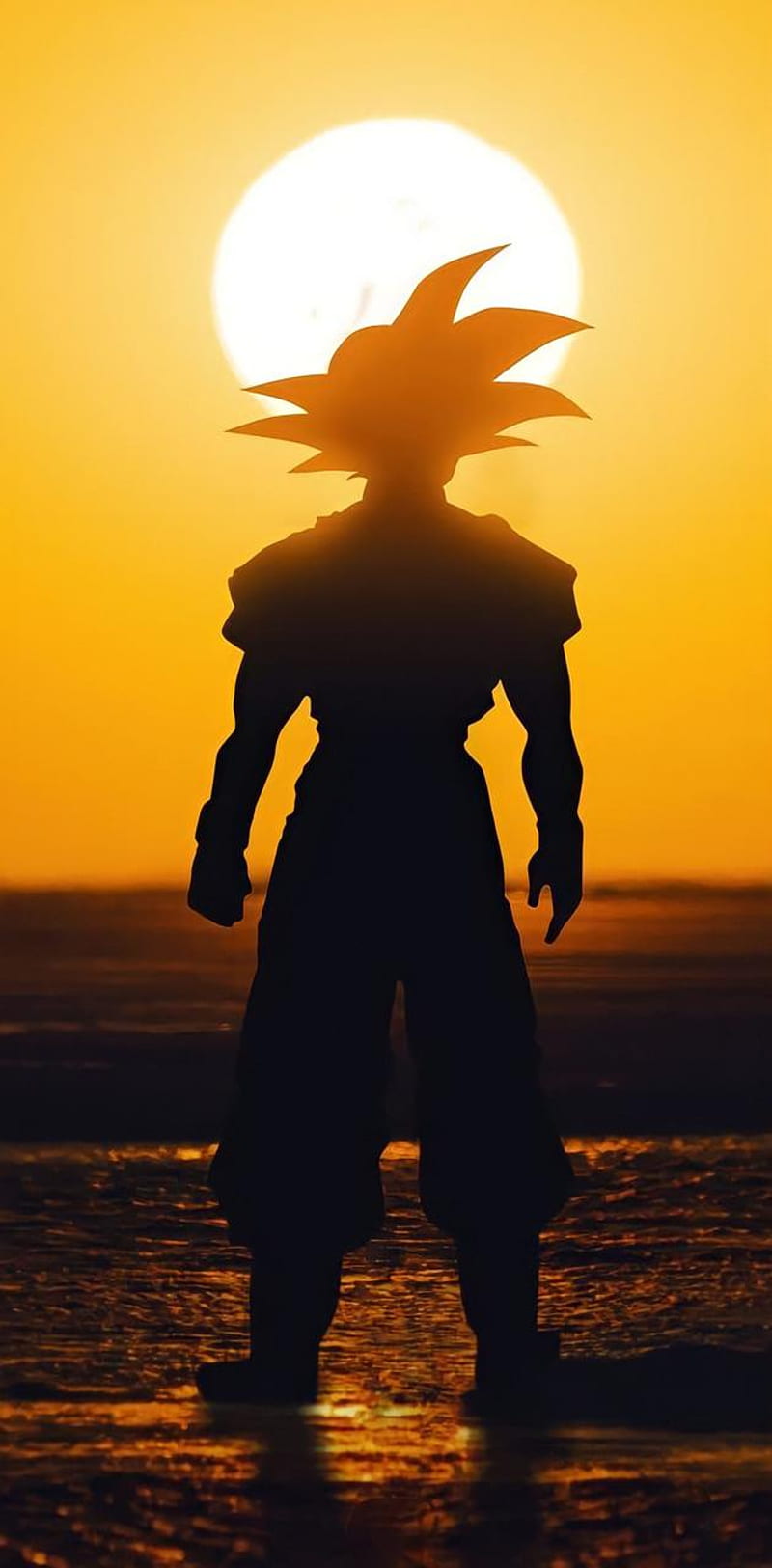 Goku (Dragon Ball) by TRONIX_CR - on â, Goku Sunset, HD phone wallpaper